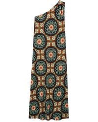La DoubleJ - Clingy Roy Asymmetrische Maxi-Jurk - Lyst