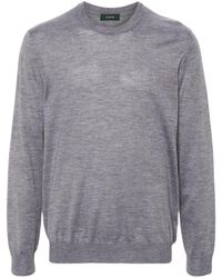 Zanone - Cashmere-Sil Crew-Neck Sweater - Lyst