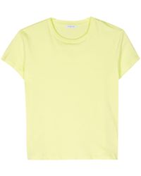 Patrizia Pepe - T-Shirt mit gummiertem Logo - Lyst