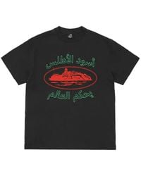 corteiz - Alcatraz Morocco Logo-Print T-Shirt - Lyst