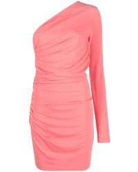 DSquared² - Vestido corto con hombro fruncido - Lyst