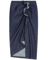 Dries Van Noten - Denim Rok - Lyst
