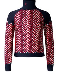 Perfect Moment - Chevron-Pattern Sweatshirt - Lyst