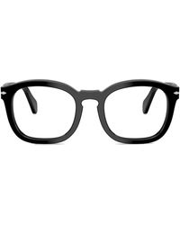 Persol - Brille Mit Eckigem Gestell - Lyst