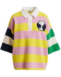 Essentiel Antwerp - Polo Rayé À Patch Peanuts - Lyst