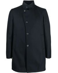 Tagliatore - Asymmetric Button Fasten Coat - Lyst