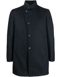 Tagliatore - Asymmetric Button Fasten Coat - Lyst