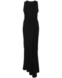 Victoria Beckham - Asymmetric Sleeveless Long Dress - Lyst
