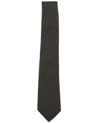 Giorgio Armani - Chevron-Pattern Tie - Lyst