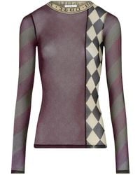 Jean Paul Gaultier - Patchwork Long-Sleeves Top - Lyst