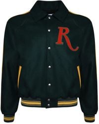 Rhude - Varsity Wool Bomber Jacket - Lyst