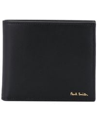 Paul Smith Portemonnaie mit Streifen - Schwarz