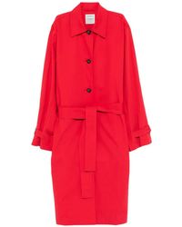 TOTEME - Cotton Trench Coat - Lyst