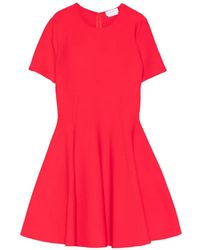 McQueen - Short-Sleeve Mini Dress - Lyst