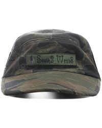 South2 West8 - Panel Camouflage Cap - Lyst