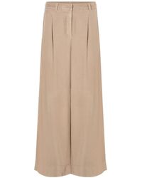 Cambio - Adeline Pleated Wide-Leg Trousers - Lyst