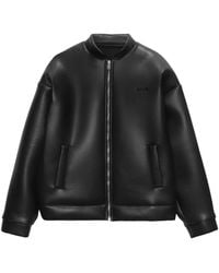 MSGM - Jacke Mit Logo-Stickerei - Lyst