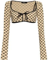 MISBHV - Monogram Crop Top - Lyst