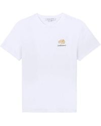 Maison Labiche - Croissant-Embroidered T-Shirt - Lyst