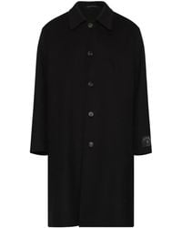 MM6 by Maison Margiela - Double-Faced Wool Coat - Lyst