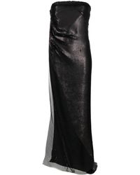 Rick Owens - Sequin-embellished Long Top - Lyst