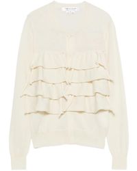 Comme des Garçons - Tiered-Ruffle Cardigan - Lyst