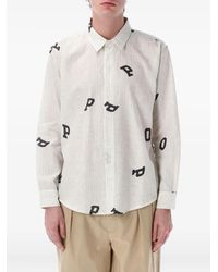 Pop Trading Co. - Overhemd Met Letter-Print - Lyst