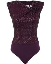 Philipp Plein - Body con detalles de cristales - Lyst