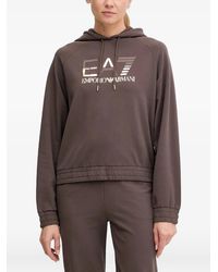 EA7 - Tuta Sportiva Con Cappuccio E Logo - Lyst