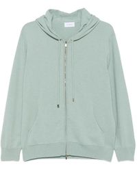 Malo - Zip-Up Knitted Hoodie - Lyst
