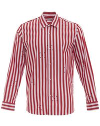 Pop Trading Co. - Logo-Print Striped Shirt - Lyst