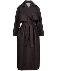 Hevò - Margherita Belted Storm-Flap Trench Coat - Lyst