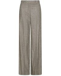 Marella - Tales Checked Flannel Trousers - Lyst