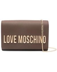 Love Moschino - Logo-Lettering Chain-Strap Cross Body Bag - Lyst