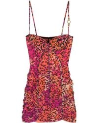 Just Cavalli - Leopard-print Dress - Lyst