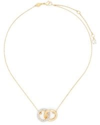 Swarovski - Dextera Crystal-Embellished Interlinked Necklace - Lyst