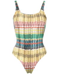 Lygia & Nanny Hapuna printed swimsuit - Jaune
