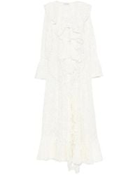LES FILLES D'EVA - Flower-Lace Asymmetric Dress - Lyst