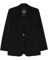 Patrizia Pepe - Blazer Met Enkele Rij Knopen En Puntige Revers - Lyst