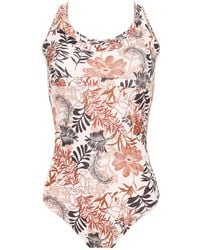 Amir Slama - Floral-Print Swimsuit - Lyst