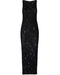 Pinko - Gerafelde Midi-Jurk - Lyst