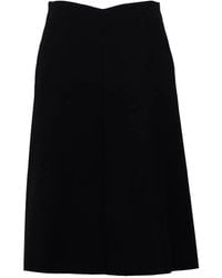N°21 - A-Line Midi Skirt - Lyst