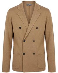 Drumohr - Double-Breasted Blazer - Lyst