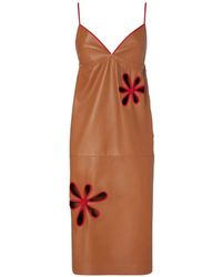 Fendi - Flower Appliqué Dress - Lyst