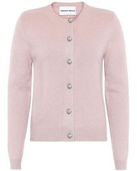 EMERSON RENALDI - Crystal-Embellished Button-Front Cardigan - Lyst