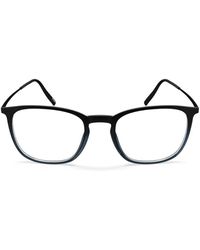 Silhouette - Illusion Brille Mit Eckigem Gestell - Lyst