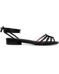 Les Petits Joueurs Flat sandals for Women | Online Sale up to 69% off | Lyst