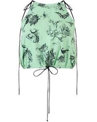 Rosie Assoulin - Floral-Print Top - Lyst