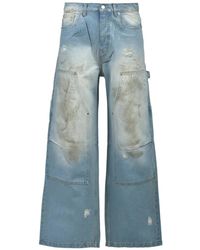BREATH - Distressed Wide-Leg Jeans - Lyst