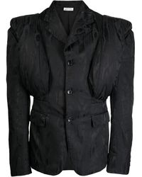 Comme des Garçons - Striped Shoulder-Pads Blazer - Lyst